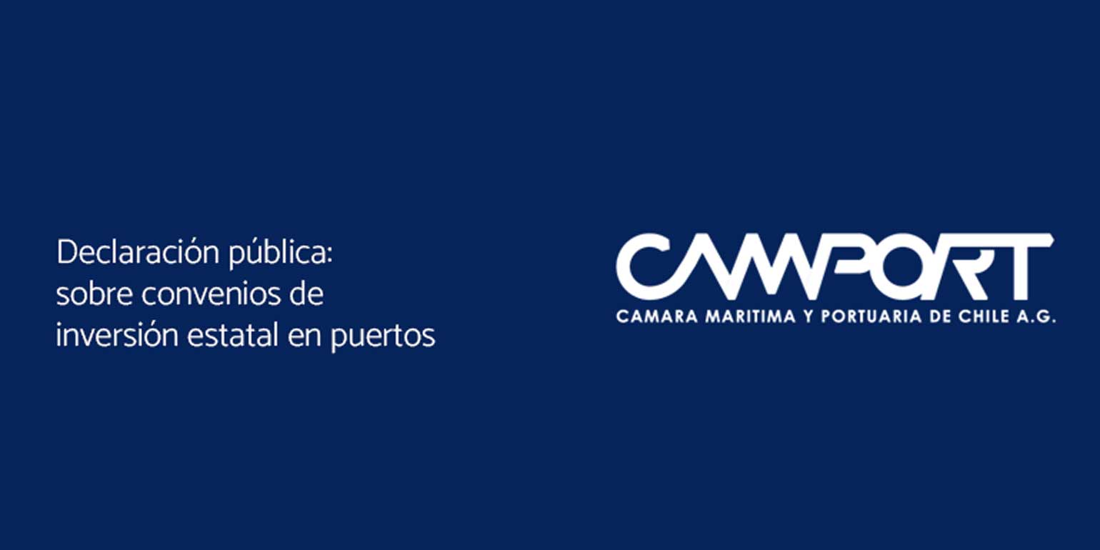 Declaración pública: sobre convenios de inversión estatal en puertos